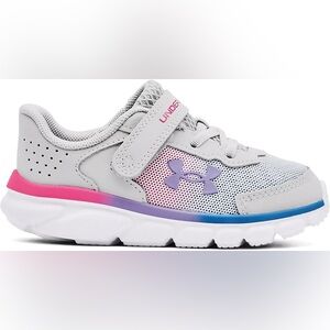 Under Armour Assert 9 Toddler Running Shoes baby girl toddler girl size 5 velcro